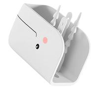 Cabilock Whale Faucet Cover for Kids Grey Silicone Bath Spout Protector Cartoon Design Baby Safety Cover for Bathtubs