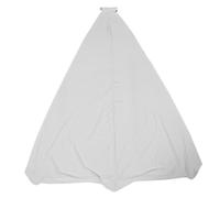 Cabilock White Cotton Speaker Cover for Stand Speakers and Audio Equipment, Dustproof and Professional Look Enhancement, Suitable for Performances and Professional Stages with Clean Finish