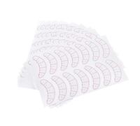 Cabilock White Eyelashes with 5-Point Positioning Design Interleaving Paper Material Position Sticker for Practice Eyelashes Technology