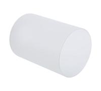 Cabilock White Glass Cylinder Lampshade Replacement for Pendant Light E27 with Soft Light Diffusion and Efficient Heat Dissipation, 5x3.5 Inch Frosted Glass Lamp Cover Suitable