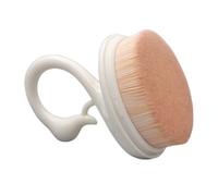 Cabilock White Liquid Foundation Brush Delicate and Dense Brush Hair for Even Foundation Spread, Plastic and Abs Material, for Travel and Professional Use by Women