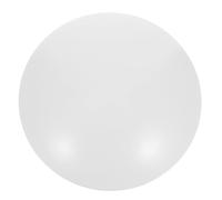 Cabilock White Round Acrylic Ceiling Fan Light Cover with Iron Frame, 10.24 Inch Dome Shape Lamp Shade, High Temperature Resistant and Uniform Illumination, for Hallway and Kitchen Lighting