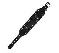Cabilock Wide Bracelet Watch Strap Made of Two Layer Cowhide with Comfortable Hand Feel, Replacement Strap Compatible with 38/40/41mm Watch for Travel and Party