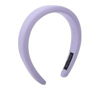 Cabilock Wide Padded Hairband for Soft Thick Sponge Headband for Face Washing Makeup Yoga and Sports Creamy Purple Wide Stretchy Hair Accessory Fits