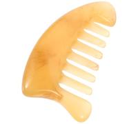 Cabilock Wide Tooth Comb Lightweight Sturdy for Scalp Massage and Oil Balance Resin Hair Care Accessory Green Comb for Wet and Dry Hair Styling