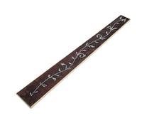 Cabilock Wood Acoustic Guitar Fretboard with Frets Rosewood Fingerboard Replacement for Professional Fretted Training and Warm Resonant Tone for DIY and Advanced Performances