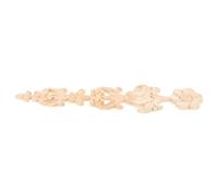 Cabilock Wood Carved Onlay Applique Wooden Furniture Decor for Cabinets Doors Beds Mirrors Lightweight Decorative Overlay with Fine Craftsmanship Easy to Install DIY Home Decoration