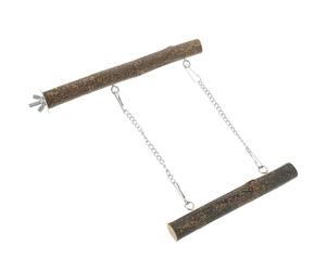 Cabilock Wooden Bird Stand Parrot Perch Bite Resistant Increase Pet's Activity Space Premium Wood Material Adventure for Parrot Parakeet Families Or Friends Who Have A Lovely Small Bird