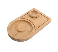 Cabilock Wooden Cocktail Salt Tray with Edge Tool for Easy Rim Sugar and Salt Application Elegant Bar Supplies for Home and Professional Bartenders Stylish Serving Tray for Margaritas and