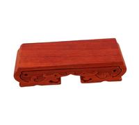Cabilock Wooden Display Pedestal Stand Detachable Mineral and Stone Display Riser Multipurpose Space-saving Base for Bonsai Flowerpot Teapot Home Office Decor