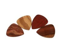 Cabilock Wooden Guitar Picks Simple Design 1 Box with Easy to Play Loud Sound in Compact Box for Acoustic and Electric Guitar