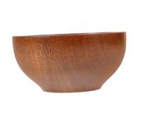 Cabilock Wooden Salad Bowl Acacia Wood Deep Serving Bowl for Noodles Soup Fruit Multi-Functional Lightweight Smooth Surface Safe Rounded Edges