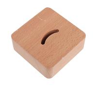 Cabilock Wooden Shoe Horn Stand Organizer Base with Natural Wood Grain and Easy Maintenance for Home Décor and Entryway, Compact Shoe Horn Holder Stand with Decorative Appeal and Simple