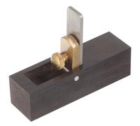 Cabilock Wooden Violin Thumb Planer Hand Tool for Luthier Use, Easy to Use Black Wood Material, Suitable for Handmade Wooden Instruments and Cello Repair