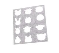 Cabilock Wool Felting Needle Felting Applique Mold DIY Craft Stencils Featuring Animal Shapes and Handmade Felt Projects