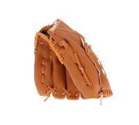 Cabilock Yellow PVC Baseball Glove for Left Hand with Adjustable Strap Padded Softball Mitt for Outdoor Team Sports Flex-action Heel Design