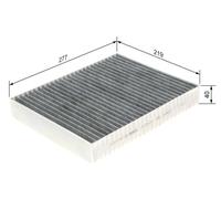 Cabin Air Filter 277mm Length Fits Porsche Cayenne VW Touareg BOSCH 1987435512