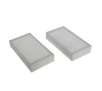MANN-FILTER Cabin Air Filter CU 1721-2 - Particulate (behind glove compartment) - Set of 2 - for BMW