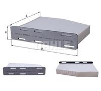 Cabin Air Filter Anti-Pollen Pollution LA181 Golf Passat Audi A3 Altea