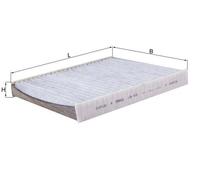 Cabin Air Filter Fits Audi A1 A1 City Carver Seat Arona Skoda VW MAHLE LAK816