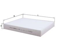 Cabin Air Filter Fits Audi A1 Lamborghini Aventador Seat Skoda VW MAHLE LA809