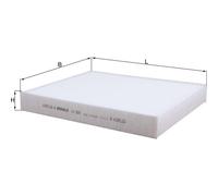 MAHLE LA 809 Pollen filter