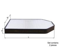 MAHLE ORIGINAL LA 51/S Pollen filter