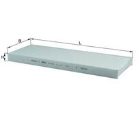 Cabin Air Filter Fits Buick Ford Century Transit Transit Tourneo MAHLE LA 118