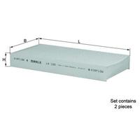 MAHLE LA 122/S Pollen filter
