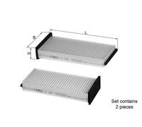Genuine Mahle Particulate Engine Cabin Filter - LA366/S