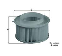MAHLE Cabin Pollen Air Filter LA15/S - Fits Porsche 911 - Pack of 2