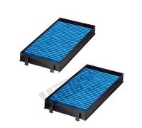 Hengst & Co Cabin Air Filter E2944LB-2 - Bio-Functional Activated Carbon - for BMW X5