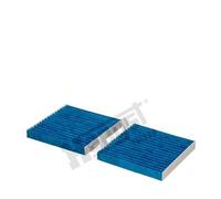 Cabin filter bio-functional cabin air filter E2992LB-2 HENGST FILTER for BMW X3