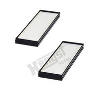 Hengst Cabin Air Filter E3915LI-2 Pollen Filter for Hyundai i20 I – Set of 2