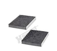 Cabin Air Filter Hengst E4938LC-2 Fits Alpina BMW 5 Series 6 Series 7 Series 8