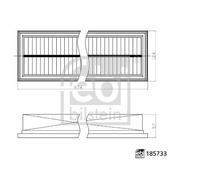 FEBI BILSTEIN 185733 Pollen filter