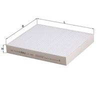 Cabin Air Filter Mahle LA 460 for CHRYSLER INFINITI LANCIA VW