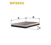 Cabin Air Filter (Pollen Filter) Fits BMW 5 Alpina B10 Bentley Arnage WIX WP6955