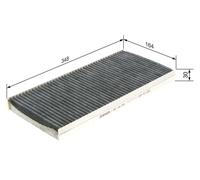Bosch Cabin Filter Activated Carbon 1 987 432 345 – For FORD FOCUS I – Pollen & Dust Protection