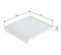 Bosch Pollen/Cabin Filter – fits HONDA JAZZ Mk2 1.4 (06–08) – 08R79SAA000B – New