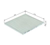 Bosch Pollen / Cabin Filter 1987435177 M5177 Premium OE Quality Part