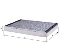 Cabin Air Filter (Pollen Filter) Fits Opel Astra Vauxhall Astra Mahle LAK 75
