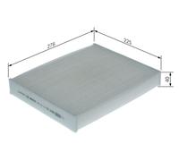 Cabin Air Filter (Pollen Filter) Fits VW Transporter Bosch 1 987 435 199