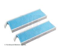 Cabin Air Filter Set Fits Citroën Berlingo 1.2 2018-2019 Blue Print ADP152502