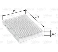 Cabin Air Filter Valeo 715597 for CITROËN JAGUAR LAND ROVER PEUGEOT VOLVO