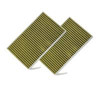 Cabin Air Filter with Activated Carbon Odor Eliminator 2pcs Cabin Air Filter Activated Carbon Good Sealing Replacement for Mode 3 Y