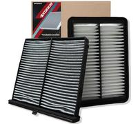 Cabin and Engine Air Filter Kit for 2019-2024 Mazda 3/3 Sport, 2020-2024 Mazda CX-30, Replaces PAJ8-13-3A0A, BDGF-61-J6X, WP10545, WA11107