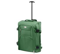 Cabin Approved Two-Wheeled Design Trolley Bag & Suitcase | Black Polyester Luggage Carry-On Suitcase | Perfect for Travelling with Trolley Bag