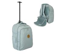 Cabin Approved Wheeled Backpack 50x38x25cm - 2-in-1 Lightweight Trolley Bag & Rucksack on Wheels (1.53kg, 47L) Hand Luggage for British Airways, Jet2 & TUI Overhead Cabin Holdall - Blue