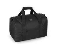 Cabin Bag 40x20x25 with Adjustable Shoulder Strap and External Pocket, Perfect for Ryanair underseat Luggage, Splash-Resistant, Lightweight & Spacious, Versatile Duffle Bag for Travel (Black)